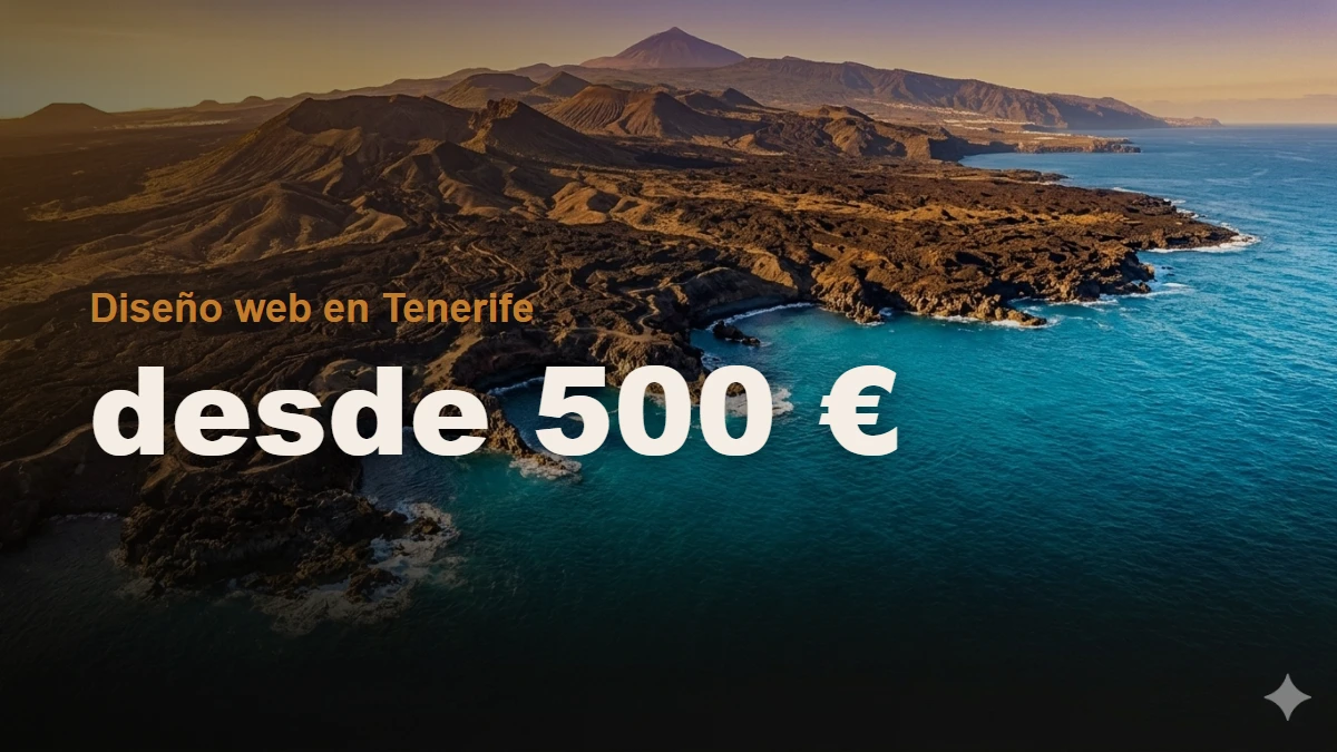 Precio de diseño web profesional en Tenerife en 2026 según tipo de proyecto